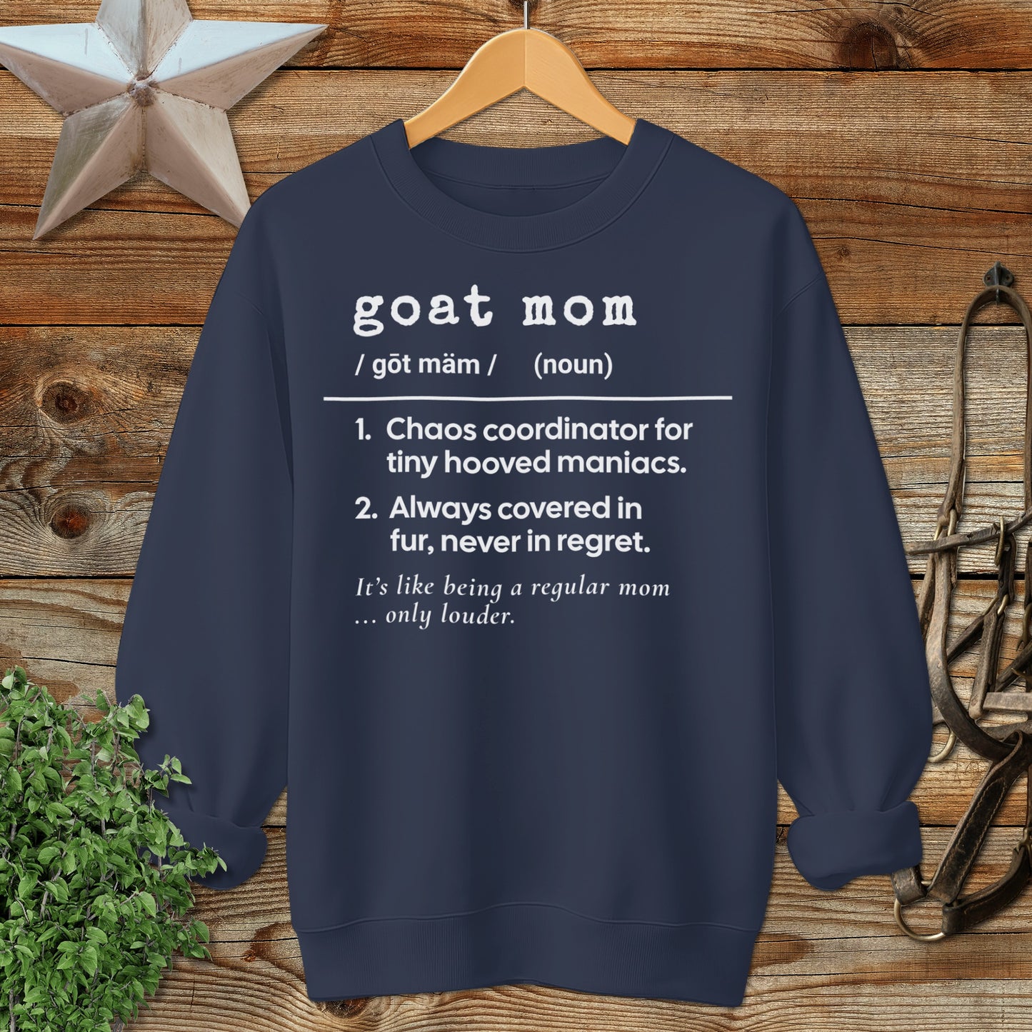 Goat Mom Definition Sweatshirt