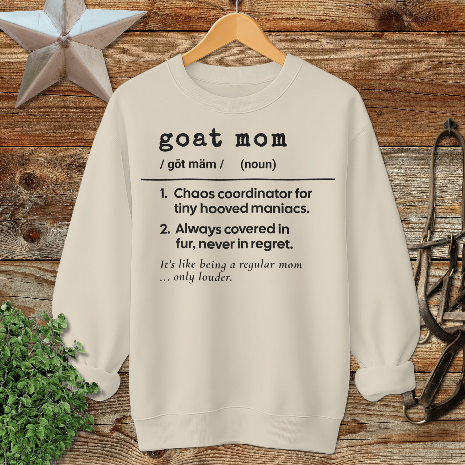 Goat Mom Definition Sweatshirt