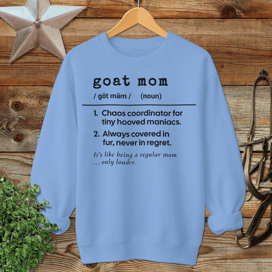 Goat Mom Definition Sweatshirt