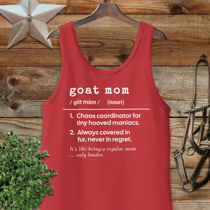 Goat Mom Definition Tank Top