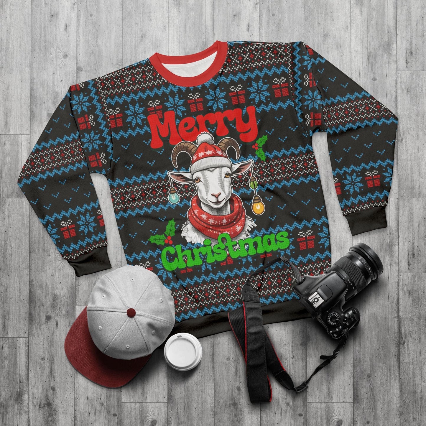 Goat Ugly Christmas Sweatshirt