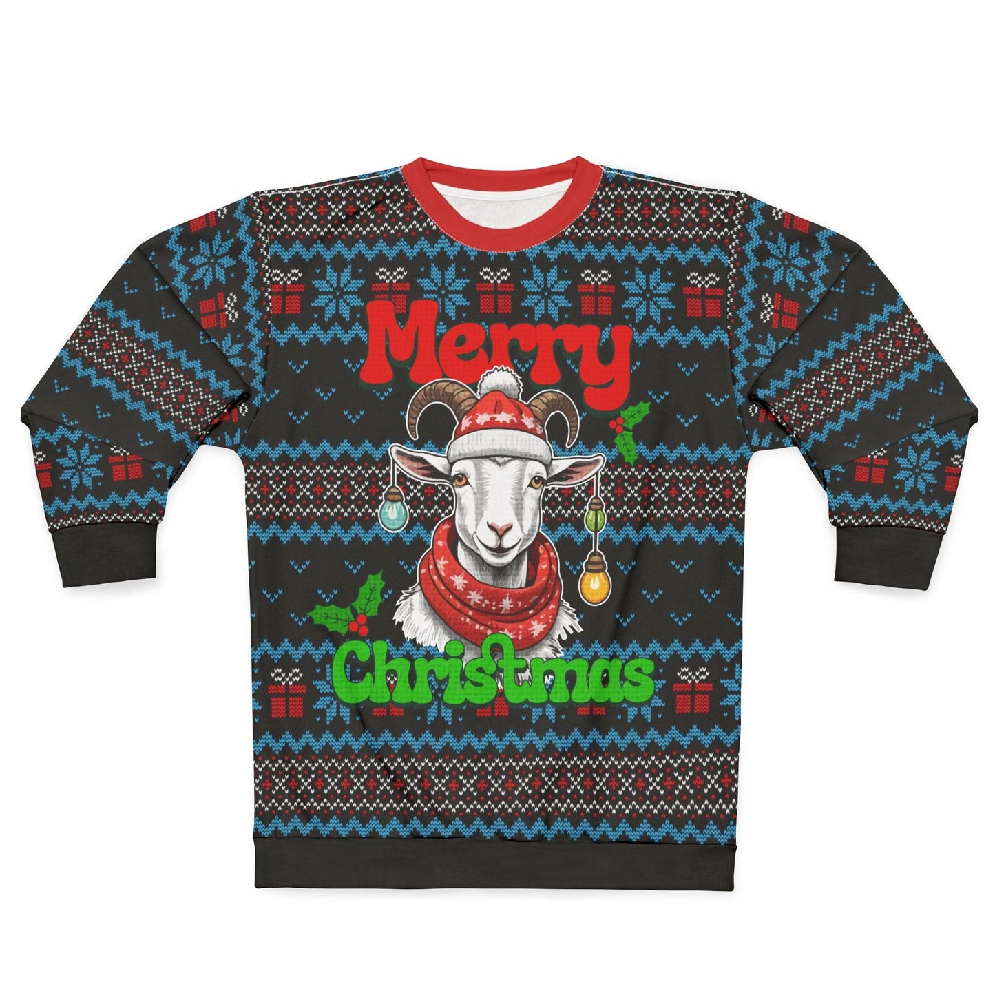 Goat Ugly Christmas Sweatshirt