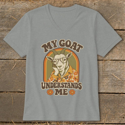 Goat Understands Me V-neck
