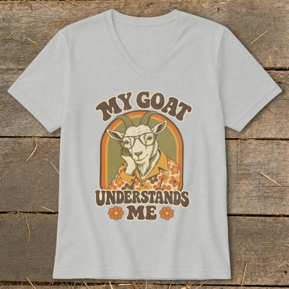 Goat Understands Me V-neck
