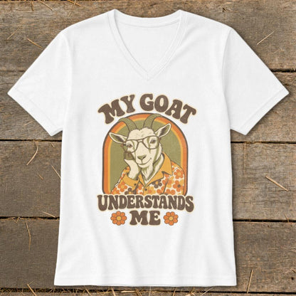 Goat Understands Me V-neck