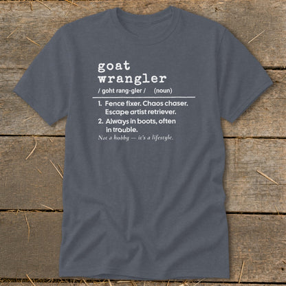 Goat Wrangler Definition Classic Tee