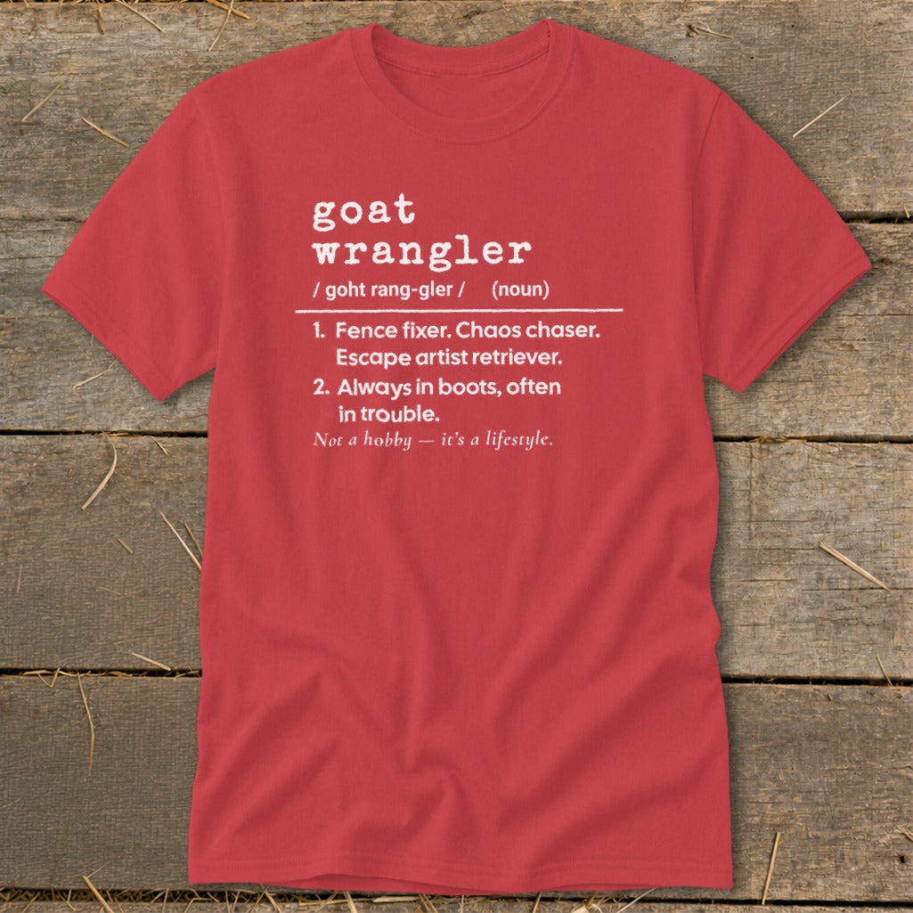 Goat Wrangler Definition Classic Tee