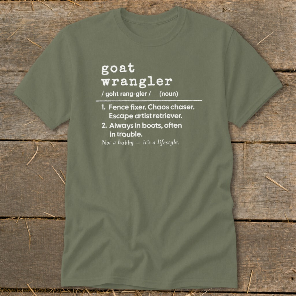 Goat Wrangler Definition Classic Tee