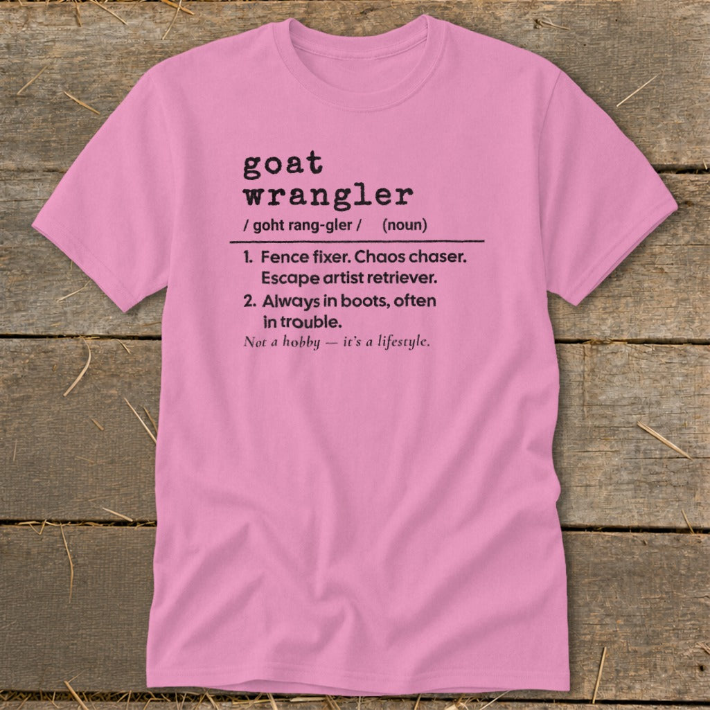 Goat Wrangler Definition Classic Tee