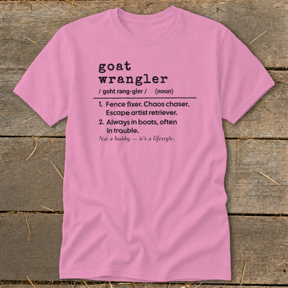 Goat Wrangler Definition Classic Tee