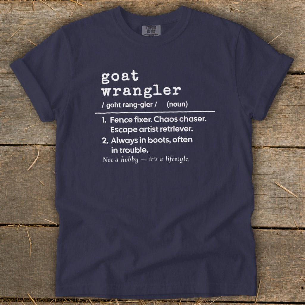 Goat Wrangler Definition Signature Tee