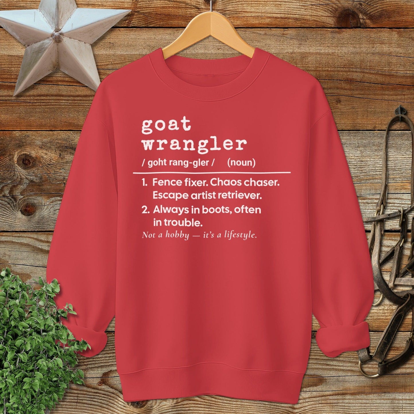 Goat Wrangler Definition Sweatshirt