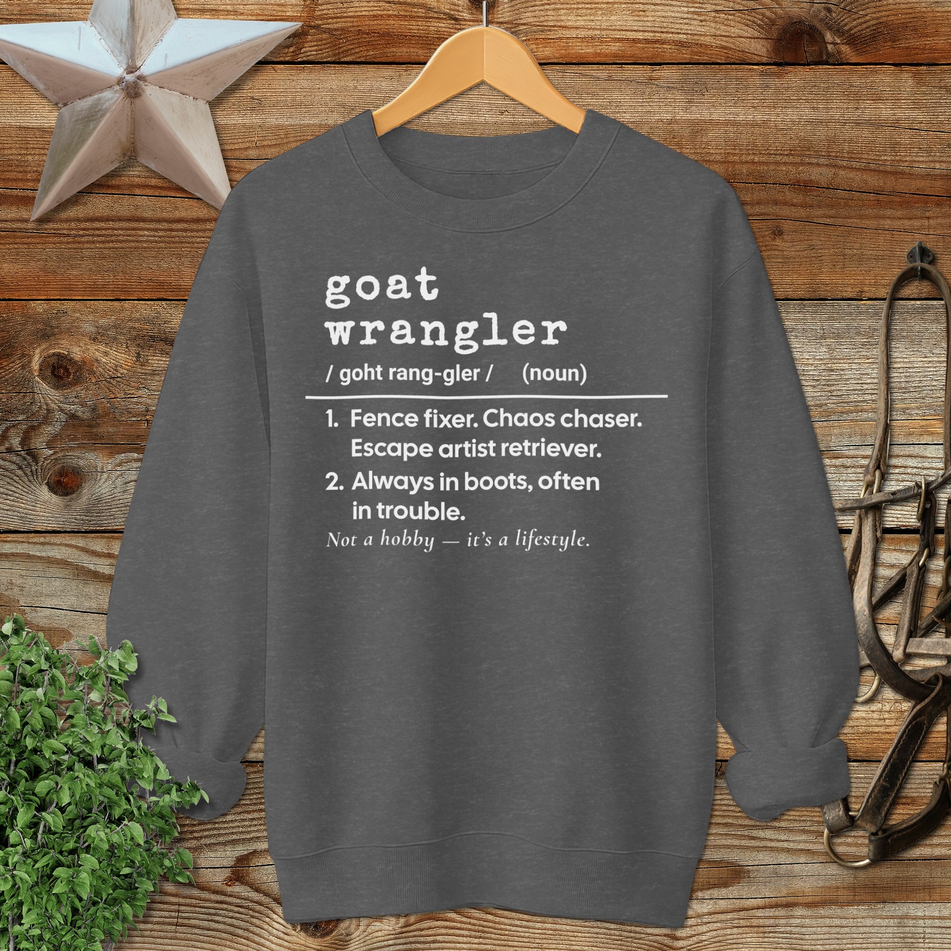 Goat Wrangler Definition Sweatshirt