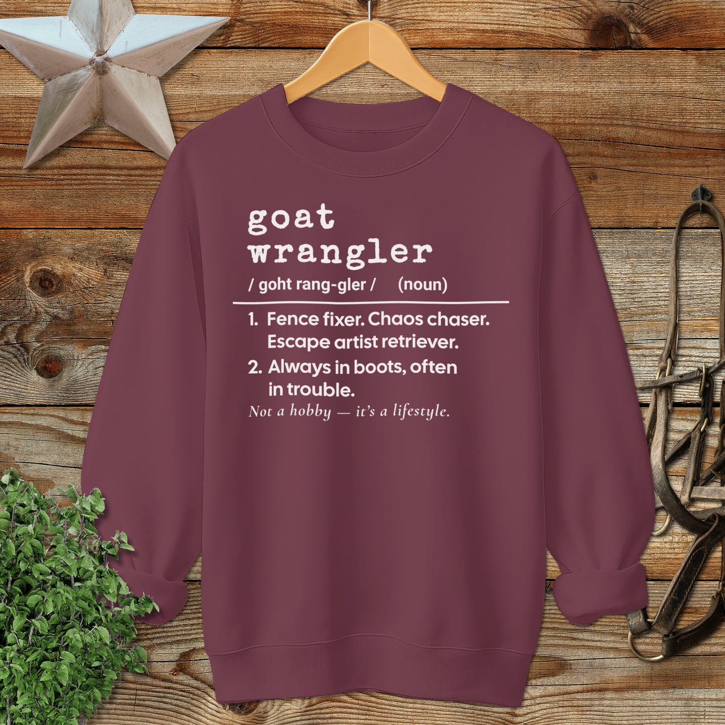 Goat Wrangler Definition Sweatshirt