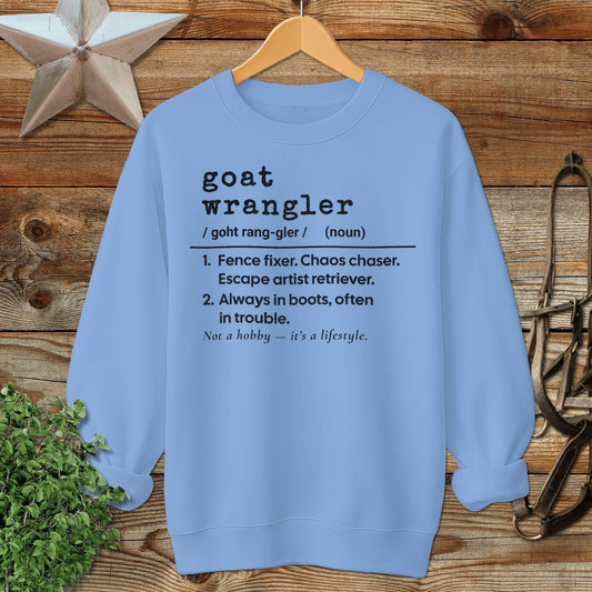 Goat Wrangler Definition Sweatshirt
