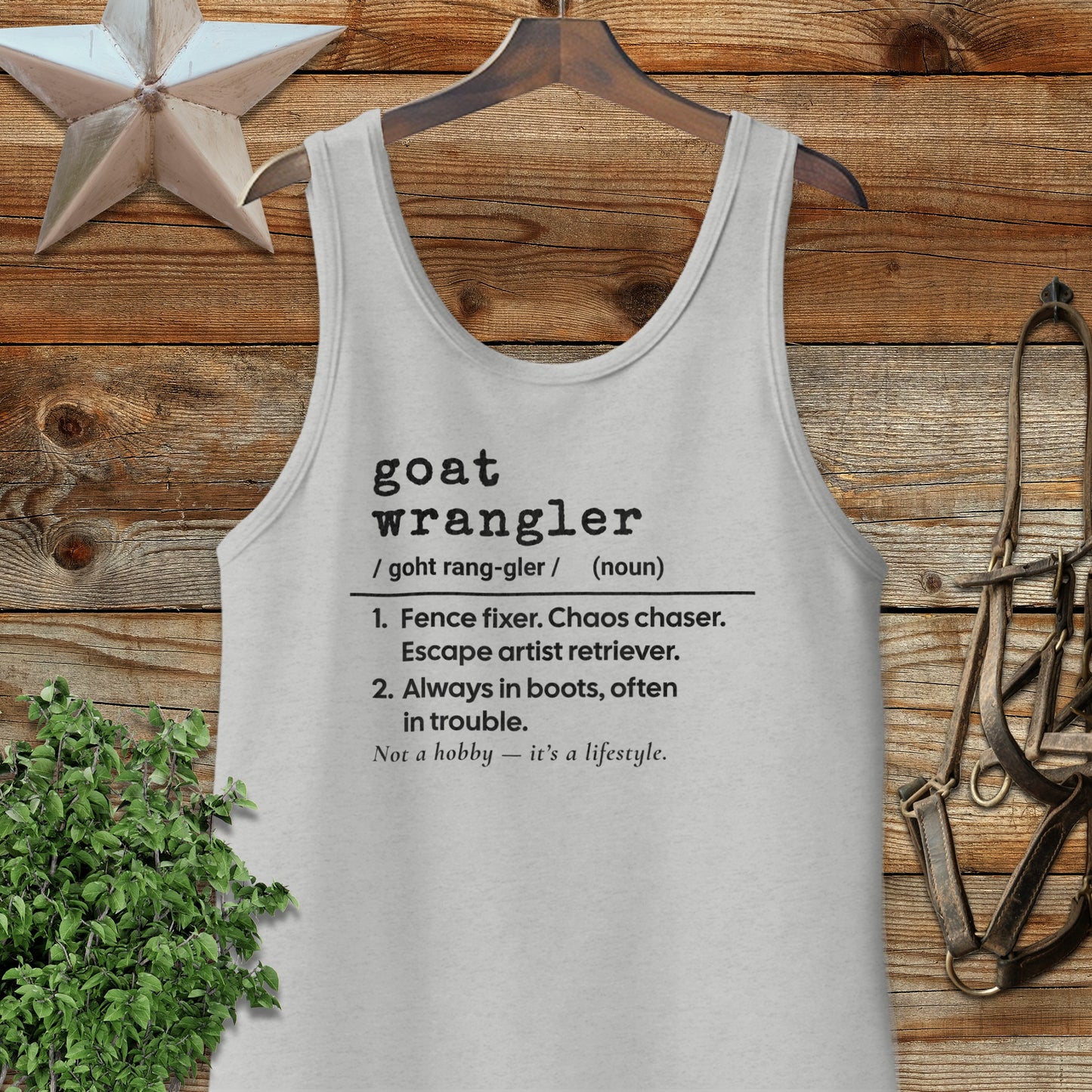 Goat Wrangler Definition Tank Top
