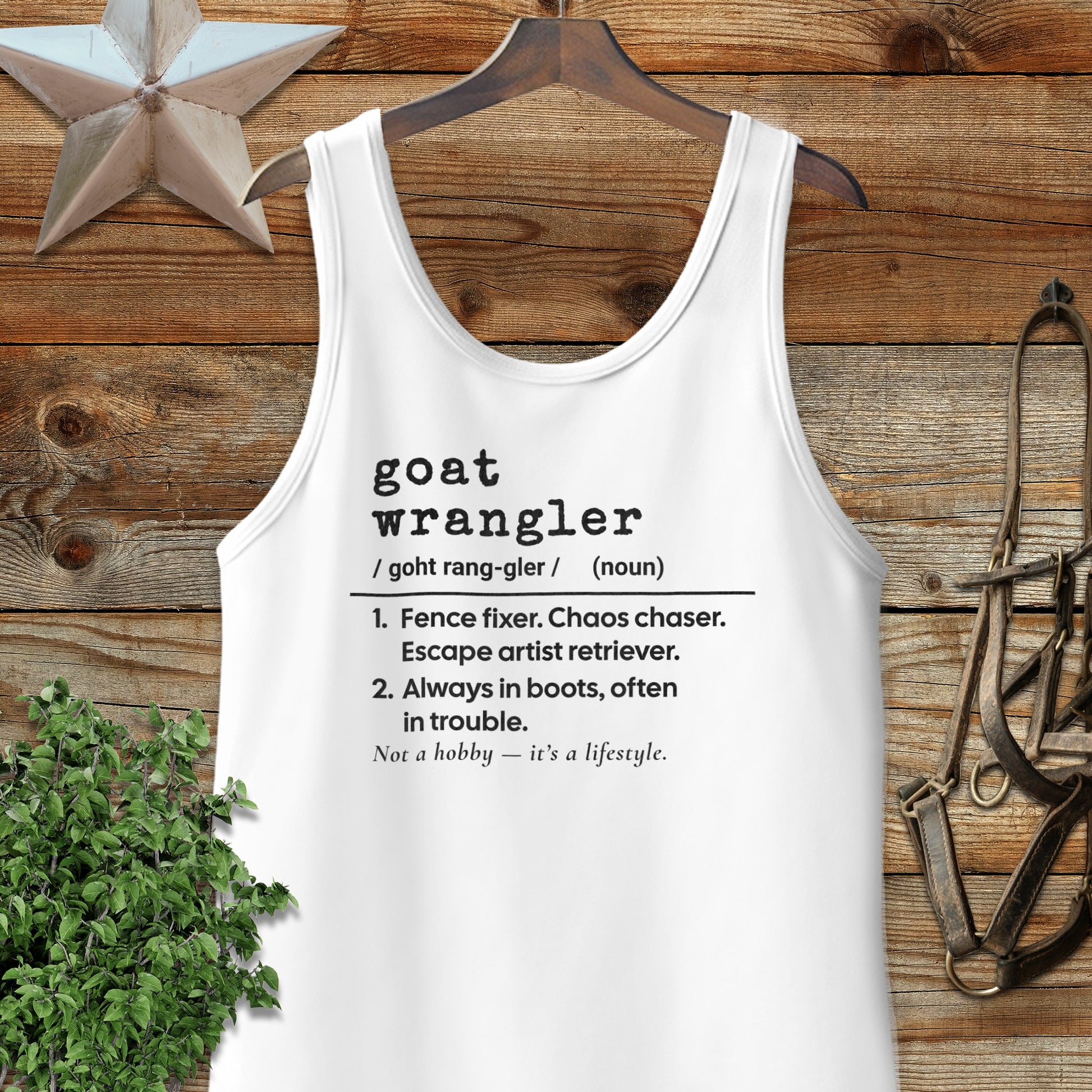 Goat Wrangler Definition Tank Top