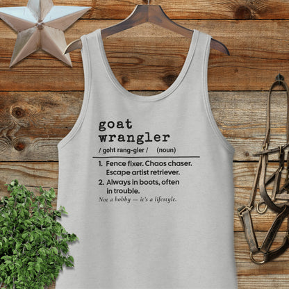 Goat Wrangler Definition Tank Top