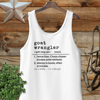 Goat Wrangler Definition Tank Top