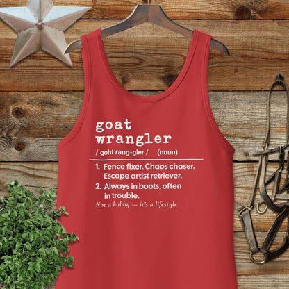 Goat Wrangler Definition Tank Top