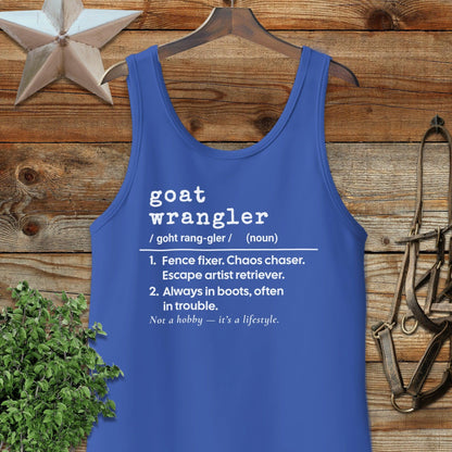 Goat Wrangler Definition Tank Top