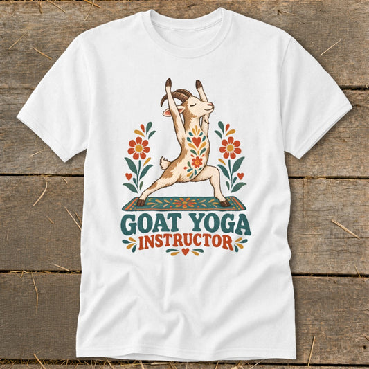 Goat Yoga Instructor Classic Tee