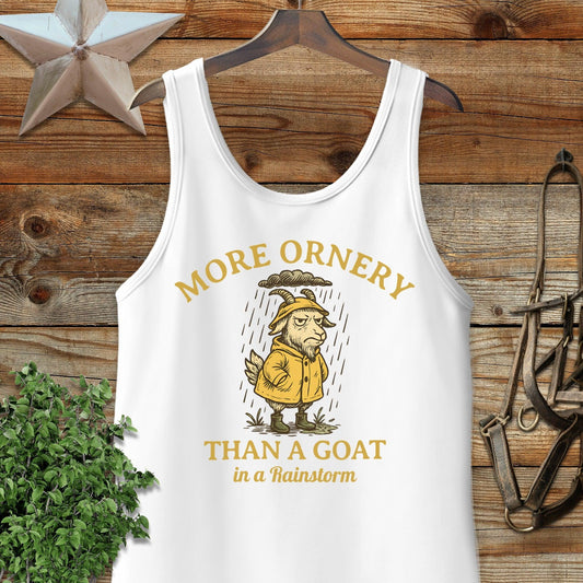 Goat in a Rainstorm Tank Top