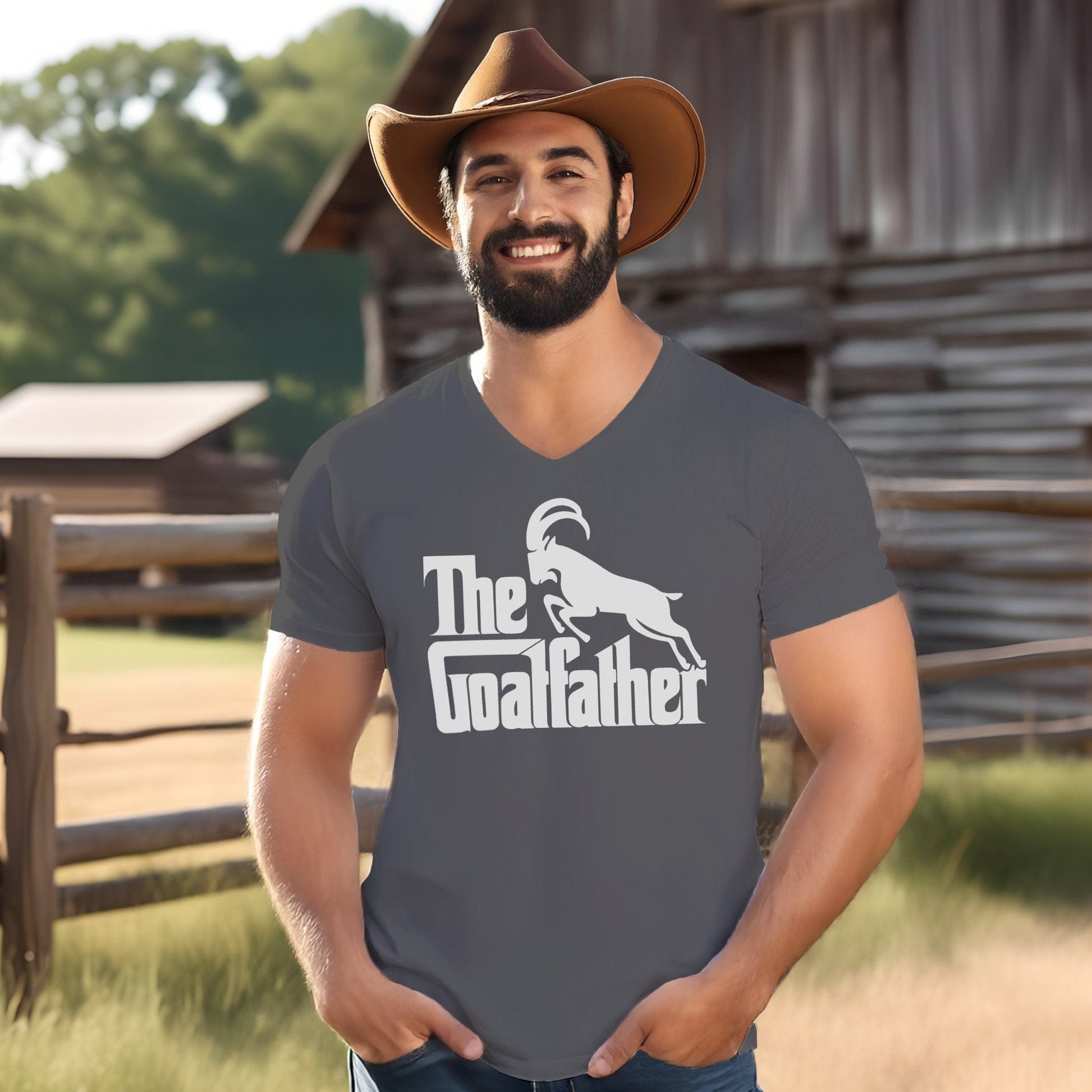 Goatfather V-neck