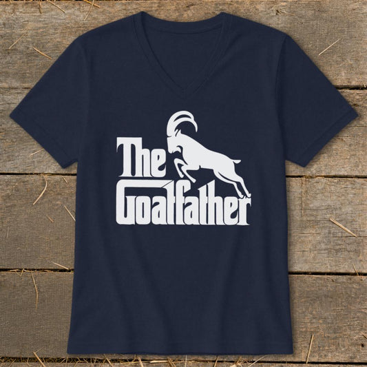 Goatfather V-neck - Navy