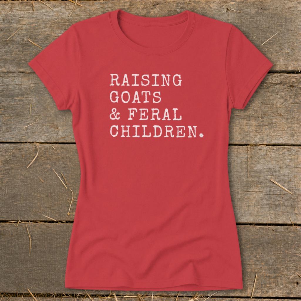 Goats & Feral Children Ladies Tee