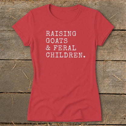 Goats & Feral Children Ladies Tee
