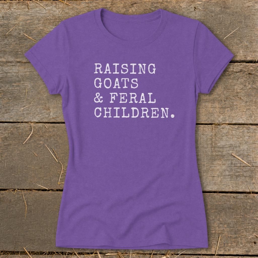 Goats & Feral Children Ladies Tee