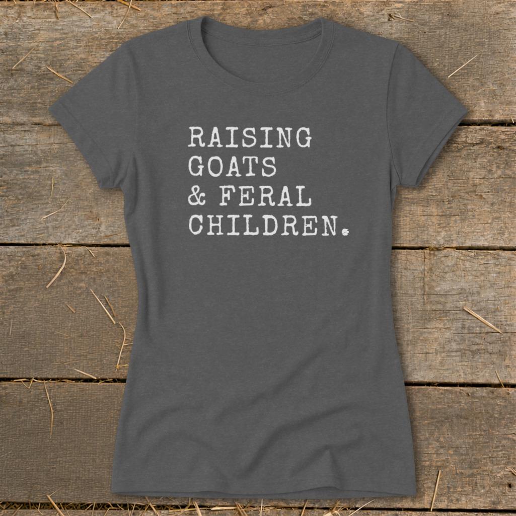 Goats & Feral Children Ladies Tee