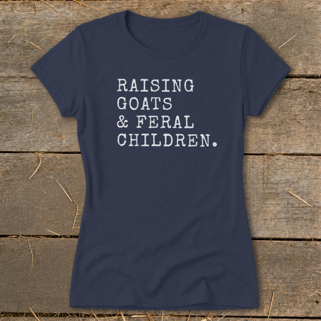 Goats & Feral Children Ladies Tee