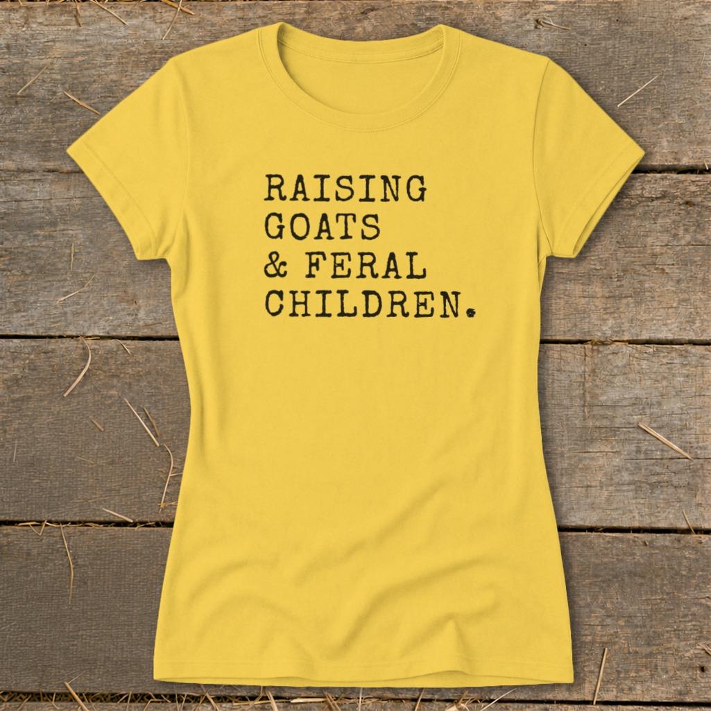 Goats & Feral Children Ladies Tee
