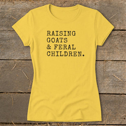Goats & Feral Children Ladies Tee