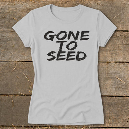 Gone to Seed Ladies Tee - Sport Grey