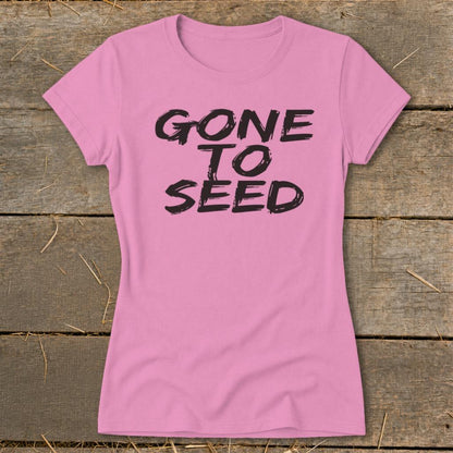 Gone to Seed Ladies Tee - Azalea