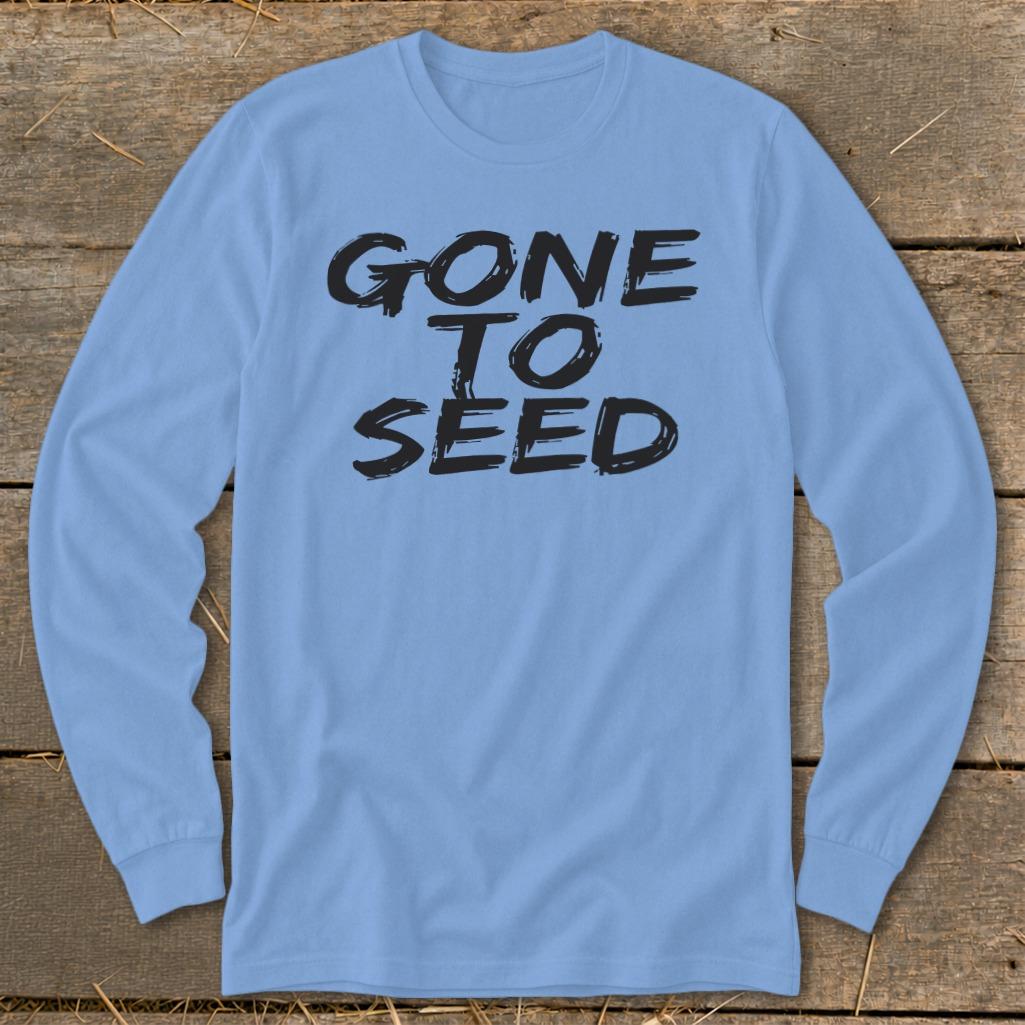 Gone to Seed Long Sleeve Tee - Carolina Blue