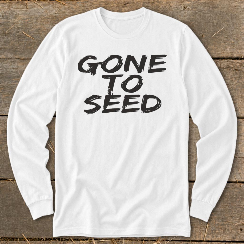 Gone to Seed Long Sleeve Tee - White