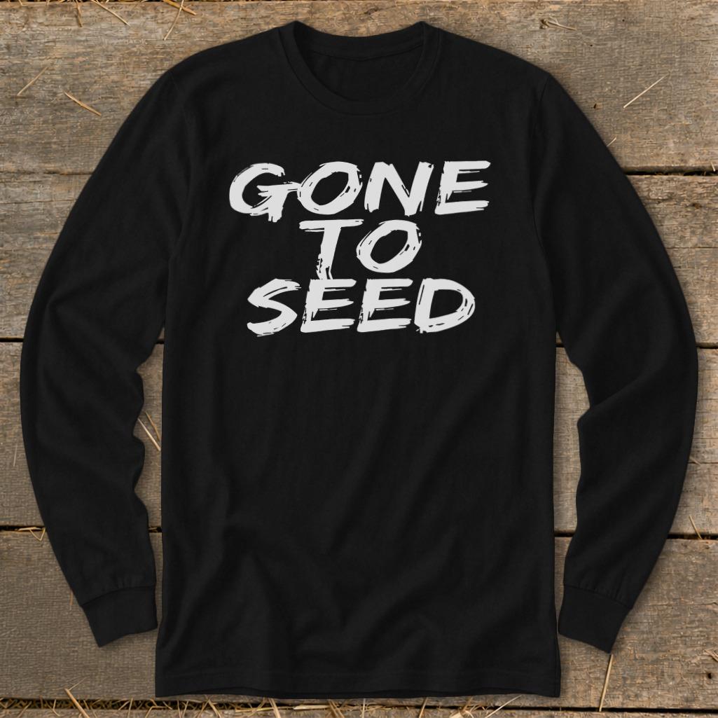 Gone to Seed Long Sleeve Tee - Black