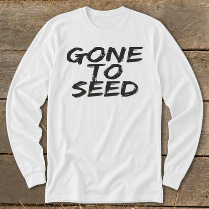 Gone to Seed Long Sleeve Tee - Ash