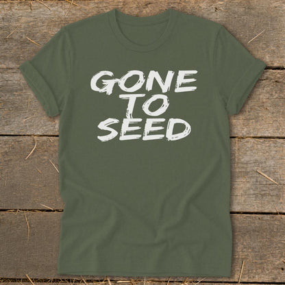 Gone to Seed Softstyle Tee - Military Green