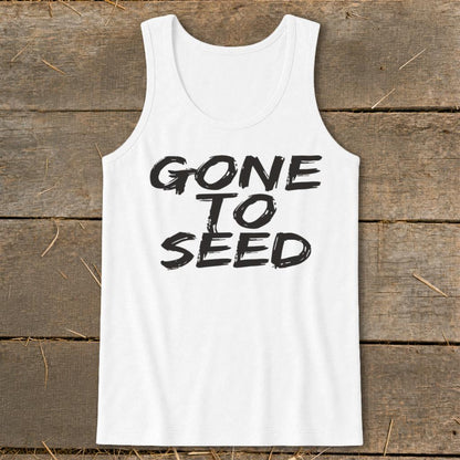 Gone to Seed Tank Top - White