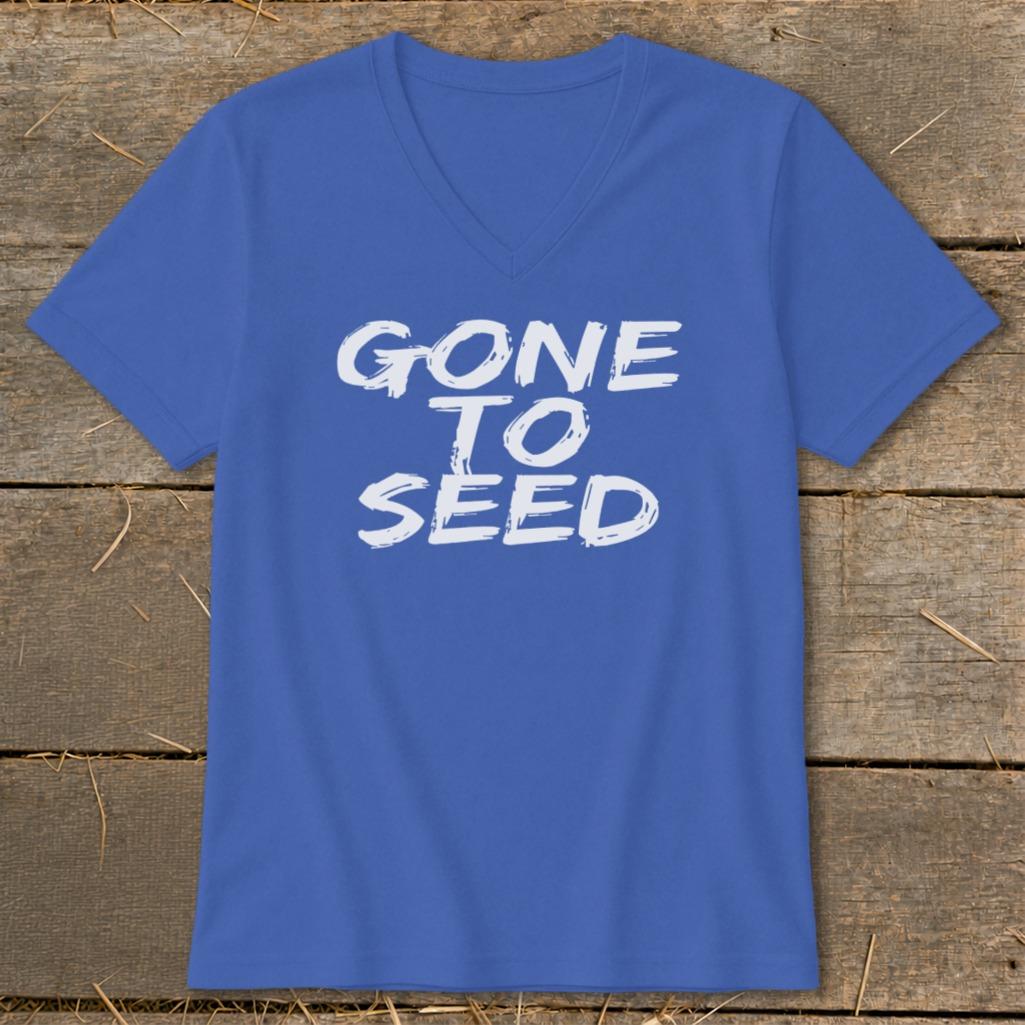 Gone to Seed V-neck - True Royal
