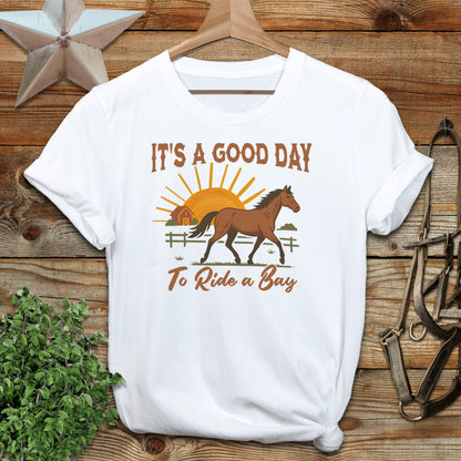 Good Day to Ride a Bay Softstyle Tee