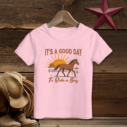 Good Day to Ride a Bay T-Shirt (Toddler)