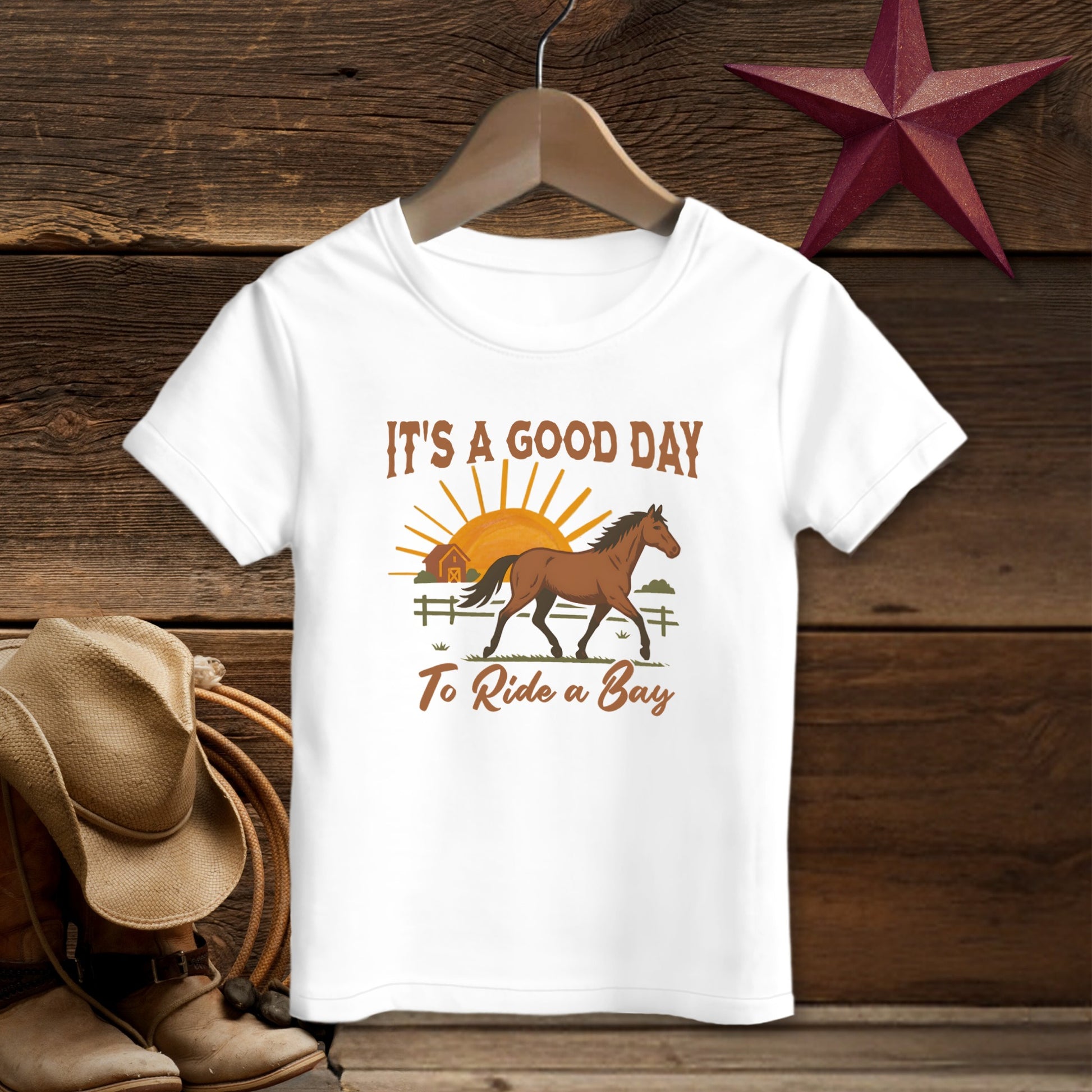 Good Day to Ride a Bay T-Shirt (Toddler)