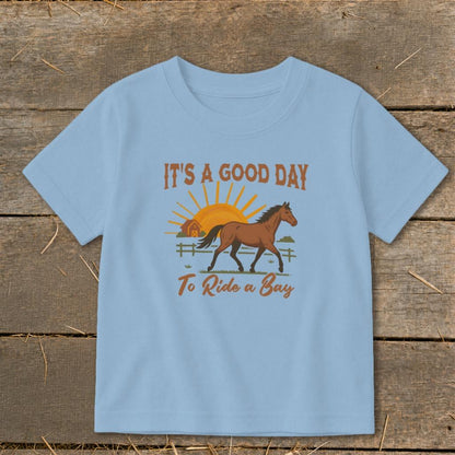 Good Day to Ride a Bay Toddler Tee
