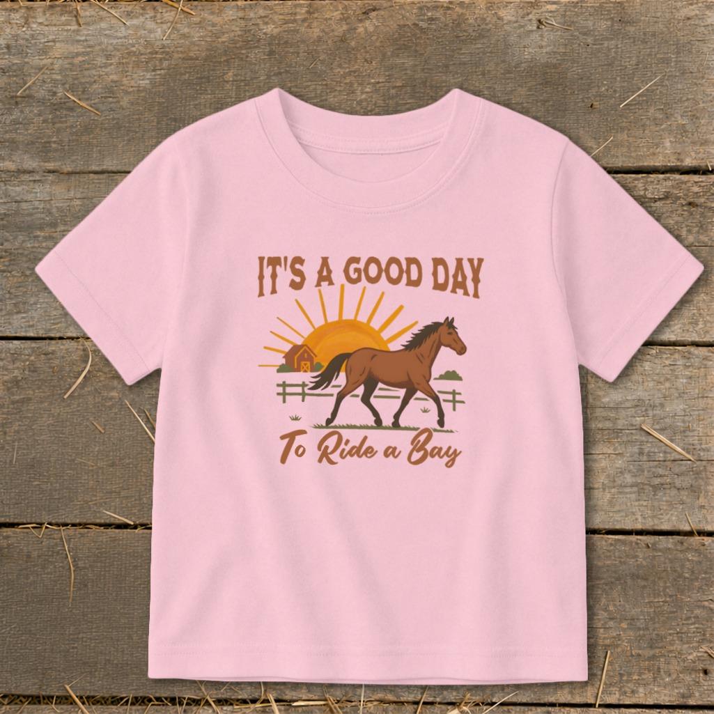 Good Day to Ride a Bay Toddler Tee